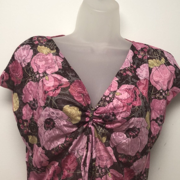 L Amore Couture Blouse in lovely floral design. Size L Cotton blend - Picture 10 of 11